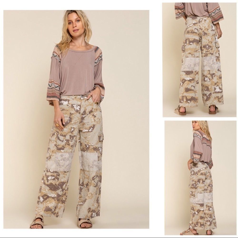 POL Vintage Look Camo Jeans - Picture 3 of 16